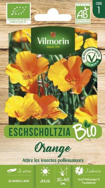 Fleurs - Eschscholtzia Orange - BIO - PACKAGING_RECTO